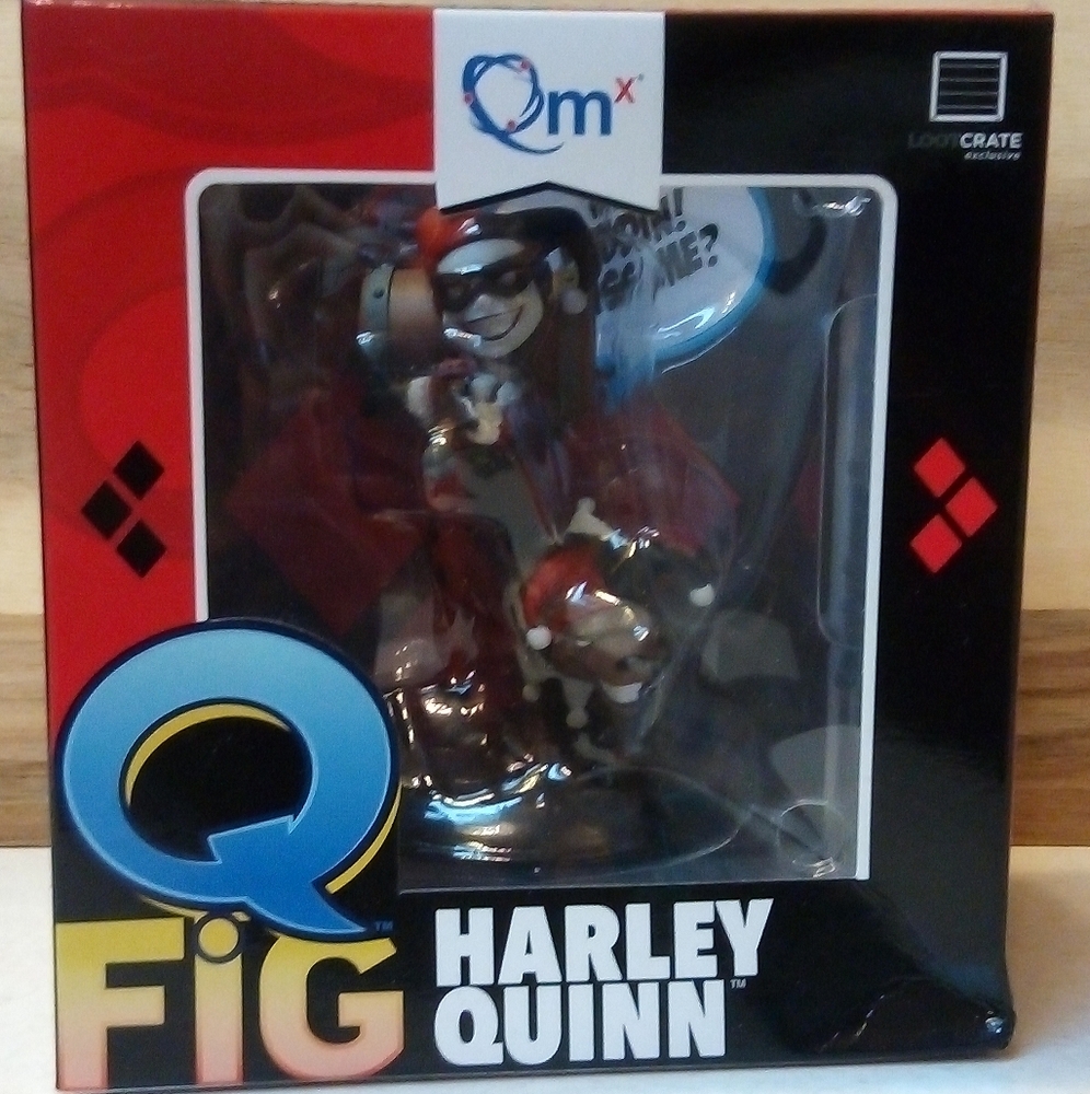 Q FIG Loot Crate Harley Quinn figure